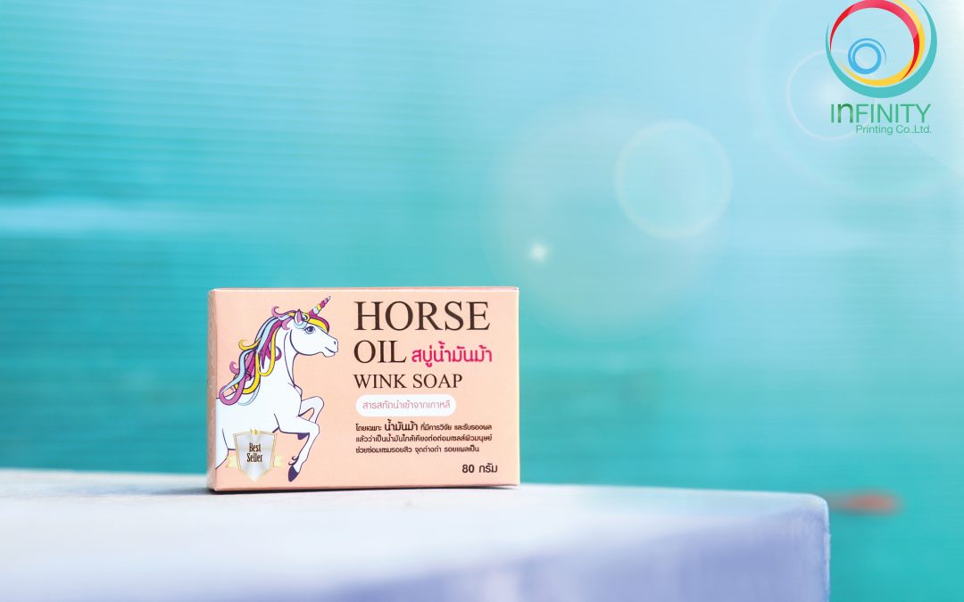 กล่องสบู่(soap)HORSE OIL WINK SOAP