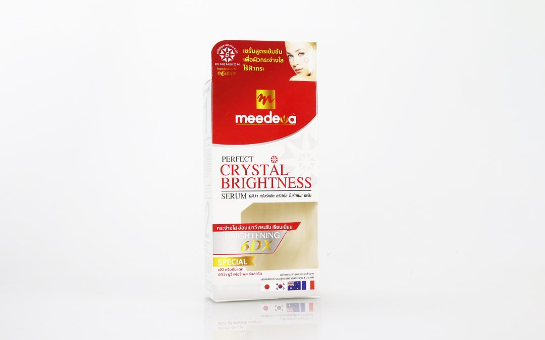 กล่องเซรั่ม(serum)Meedeva CRYSTAL BRIGHTNESS