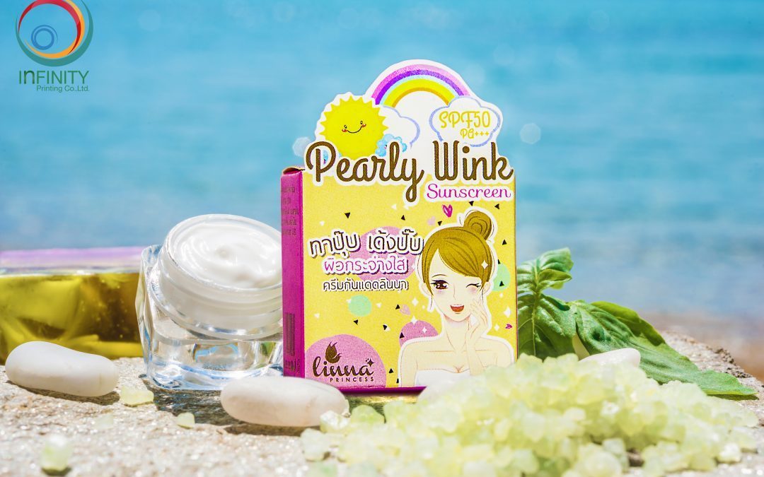 กล่องครีม(cream)Pearly Wink Sunscreen