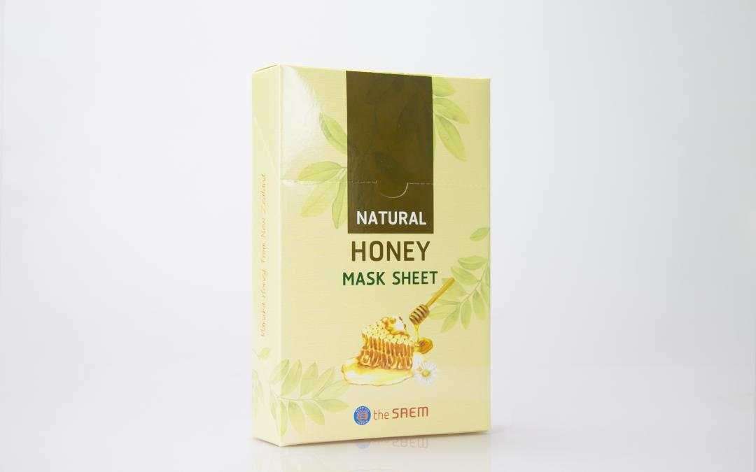 กล่องครีม(cream)THE SAEM Natural Honey Mask Sheet