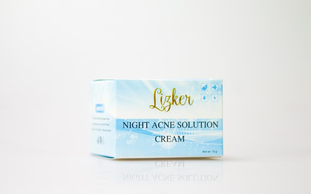 กล่องครีม(cream)Lizker Light Acne Solution Cream