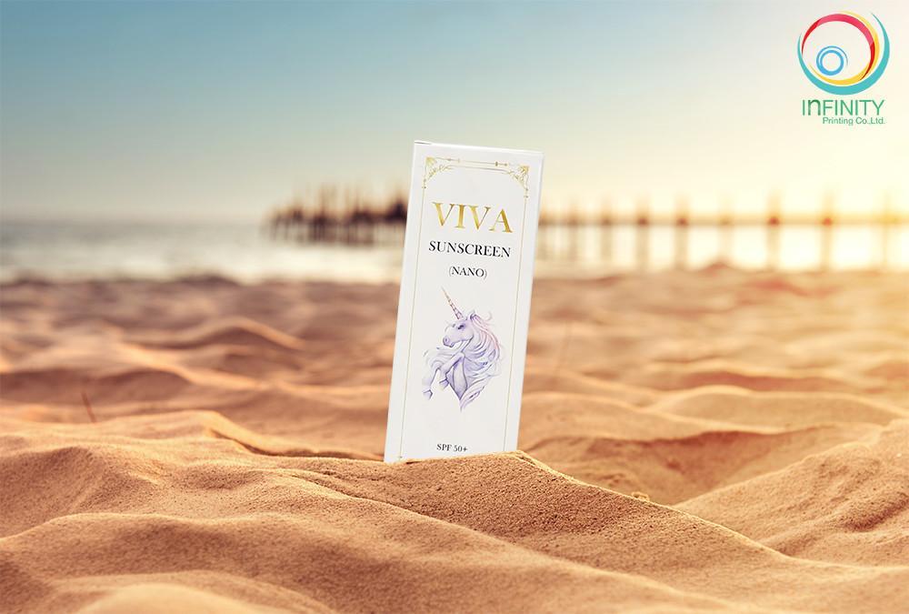 กล่องครีม(cream)VIVA SUNSCREEN NANO