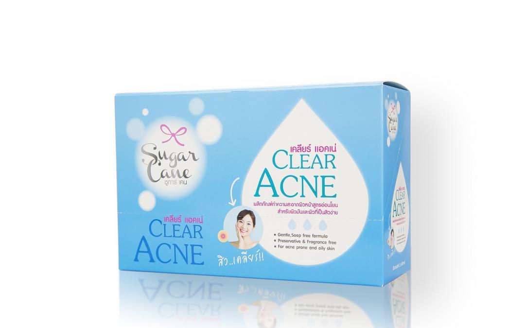 กล่องเครื่องสำอาง( cosmetic)Sugar Cane Clear Acne