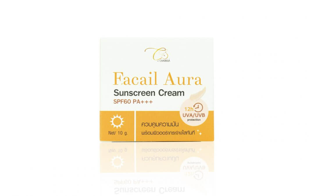 กล่องครีม(cream)Charissa Facial Aura Sunscreen Cream